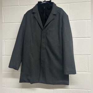 NWT New York & Co Gray Dress/Trench Coat - Size XL